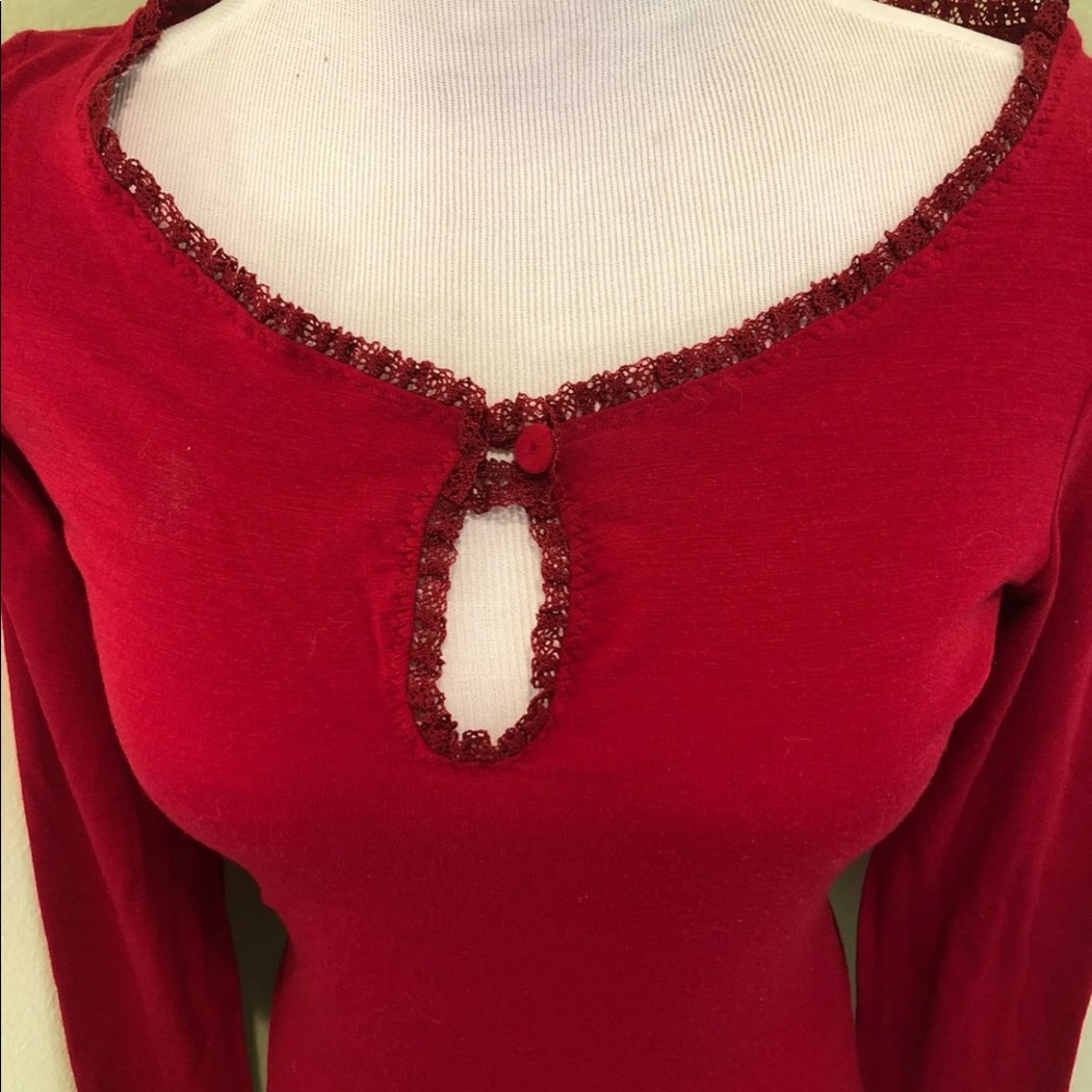 Moschino Women’s Top Size 6 Bright Red - Picture 8 of 9